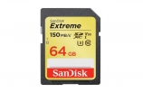 SanDisk Extreme SDXC 64GB Class 10 UHS-I V30 U3 150/60 MB/s